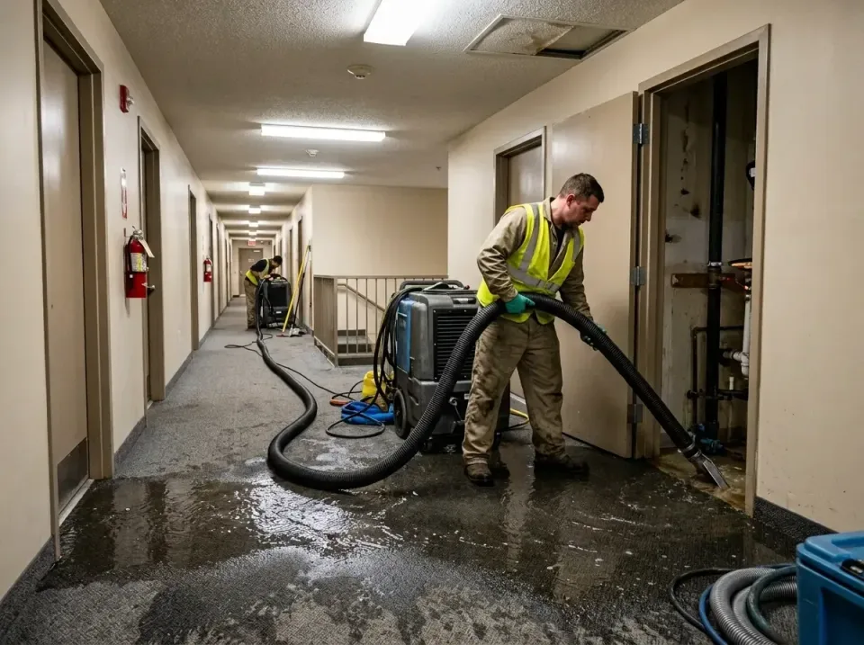 multi-unit-apartment-hallway-f-005 — frequently asked questions, Emergency Burst Pipe Water Extraction & Removal in Thomasvi…